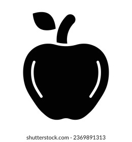 Apple Vector Glyph Icon For Personal And Commercial Use.

