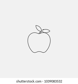 apple vector icon