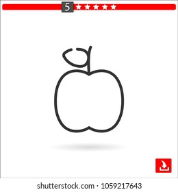 apple vector icon