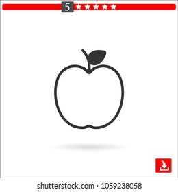 apple vector icon