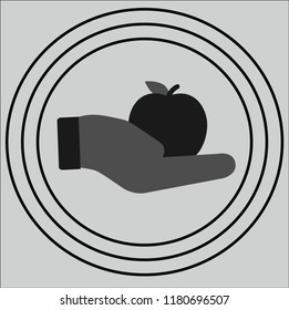 apple vector icon