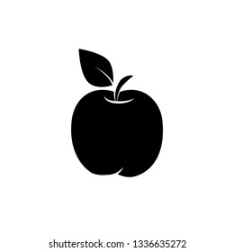 Apple vector icon.