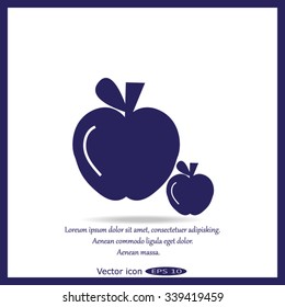 apple vector icon