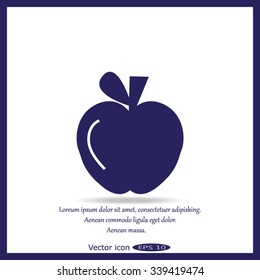 apple vector icon
