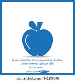 apple vector icon