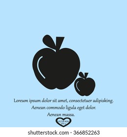 apple vector icon
