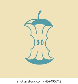 Apple vector icon 