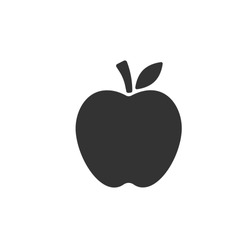 Apple Vector Icon. Apple Fruit