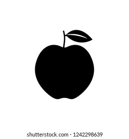 Apple vector icon. Apple fruit