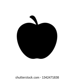 Apple vector icon. Apple fruit illustration icon.Web design vector logo. Apple isolated on background