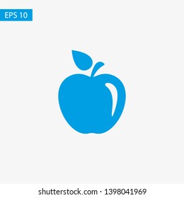 Apple vector icon. Apple fruit illustration icon.Web design vector logo. Apple isolated on background