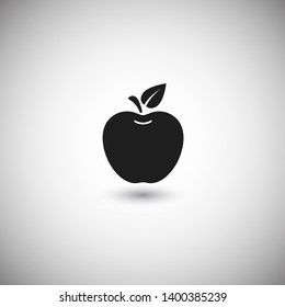 Apple vector icon. Apple fruit illustration icon.Web design vector logo. Apple isolated on background