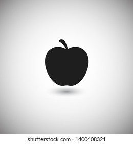 Apple vector icon. Apple fruit illustration icon.Web design vector logo. Apple isolated on background
