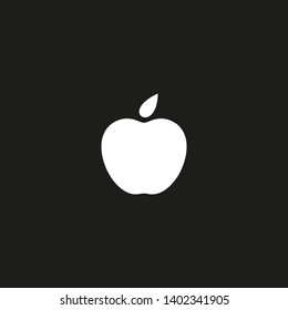 Apple vector icon. Apple fruit illustration icon.Web design vector logo. Apple isolated on background