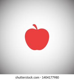 Apple vector icon. Apple fruit illustration icon.Web design vector logo. Apple isolated on background