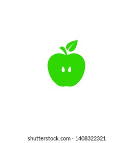 Apple vector icon. Apple fruit illustration icon.Web design vector logo. Apple isolated on background