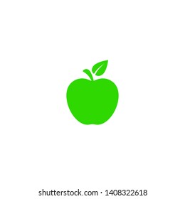 Apple vector icon. Apple fruit illustration icon.Web design vector logo. Apple isolated on background