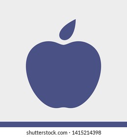 Apple vector icon. Apple fruit illustration icon.Web design vector logo. Apple isolated on background