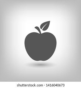 Apple vector icon. Apple fruit illustration icon.Web design vector logo. Apple isolated on background