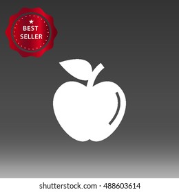Apple Vector Icon Illustration