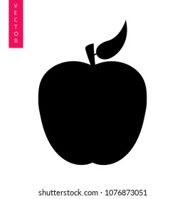 Apple vector icon, logo