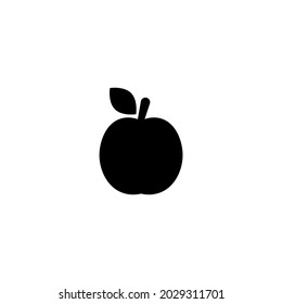 apple vector icon on white background