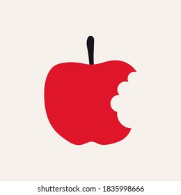 apple Vector icon, Apple Icon page symbol for your web site design Apple Icon logo