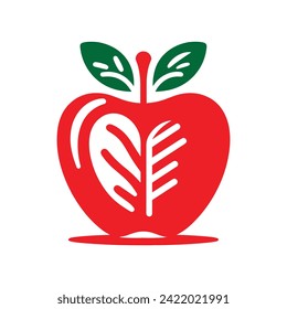 Icono vectorial de Apple. Conjunto de iconos de Apple. símbolos de manzana para tu diseño web. Logo de iconos, aplicación, interfaz de usuario. Icono de Apple Vector