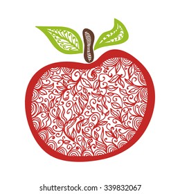 Apple vector illustration