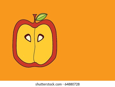 apple vector illustration