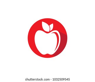 Apple vector illustration design icon logo template