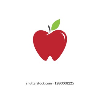 Apple vector illustration design icon logo template