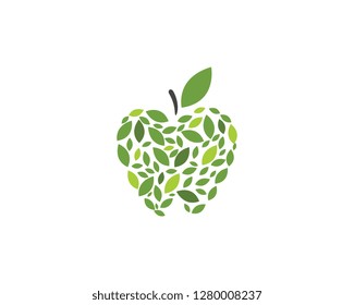 Apple vector illustration design icon logo template