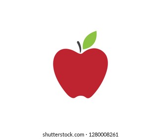 Apple vector illustration design icon logo template