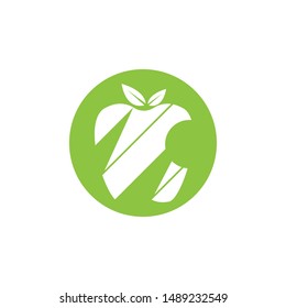 Apple vector illustration design icon logo template