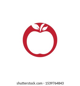 Apple vector illustration design icon logo template