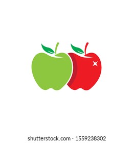Apple vector illustration design icon logo template