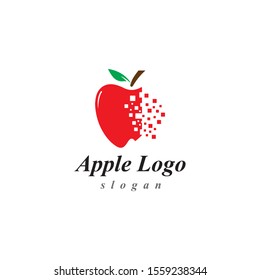 Apple vector illustration design icon logo template