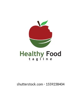 Apple vector illustration design icon logo template