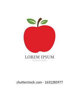 Apple vector illustration design icon logo template