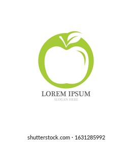 Apple vector illustration design icon logo template