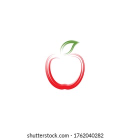 Apple vector illustration design icon logo template