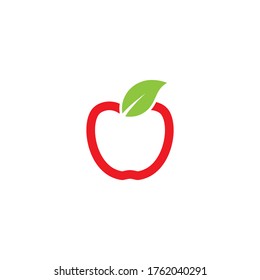 Apple vector illustration design icon logo template