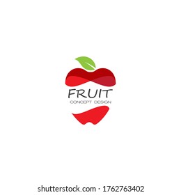 Apple vector illustration design icon logo template