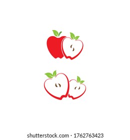 Apple vector illustration design icon logo template
