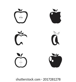 Apple vector illustration design icon logo template