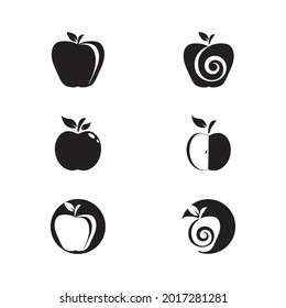 Apple vector illustration design icon logo template