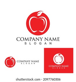 Apple vector illustration design icon logo template