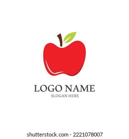 Apple vector illustration design icon logo template