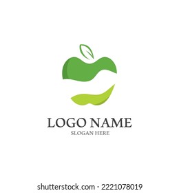 Apple vector illustration design icon logo template